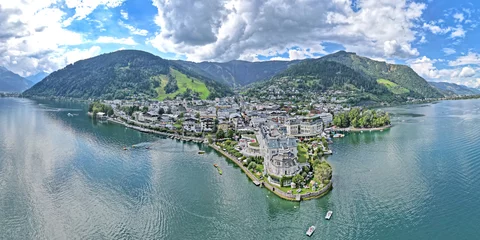 Foto op Plexiglas Zell am See in Österreich © ZIDRONE Air Service