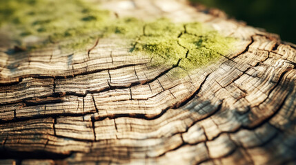 Textured Tree Ring Close up