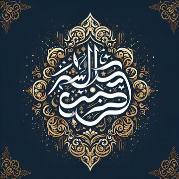 ramadan kareem calligraphy
