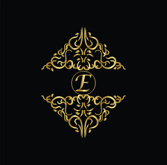 Creative Initial letter E logo design with modern business vector template. Creative isolated E monogram logo design
