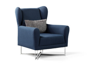 armchair isolated on white background .