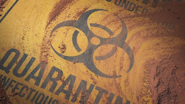 Quarantine Virus Sign Is Revealed Under Debris 2 Versions