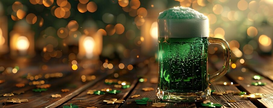 Elegant Saint Patrick's Day Background, for banner, flyer, poster, sales, etc. vector illustration