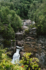 Waterfall in the Mountains