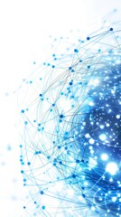 Fototapeta premium futuristic background communication abstraction.