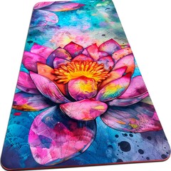 Colorful yoga mat