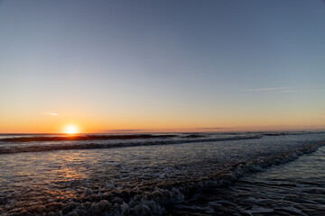 Sunrise on the beach - Argentina