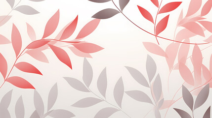 Abstract leaves background pattern in digital art