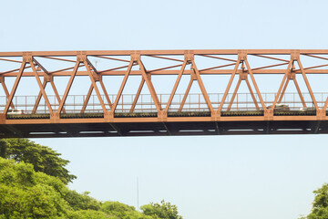 transportation bridge over the toll road