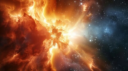 Space explosion