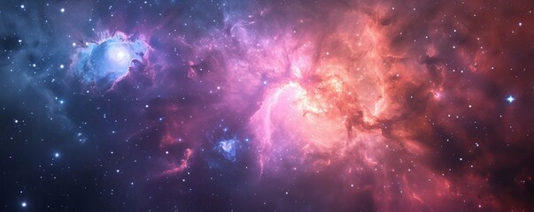 Fototapeta premium space landscape background.