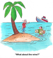 Stranded Boaters are Without Their Wine