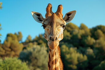 Naklejka premium Giraffe