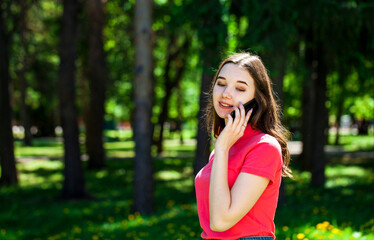 Portrait of a young beautiful girl