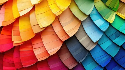 Color scale. A special color gradient that shines in the colors of the rainbow. Texture background pattern. Generative AI