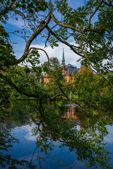 View of Schönhagen Castle in Germany.