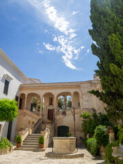 Obraz premium Parish of the Ciutadella de Menorca Cathedral courtyard