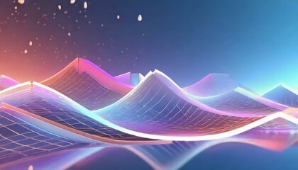 abstract background with glowing lines