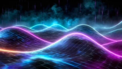 Wandaufkleber energy of fractal waves © hatem