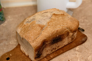 homemade bread pastry, crispy crust, fresh bread house bakery, white bread