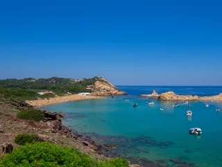Photo sur Plexiglas Cala Pregonda, île de Minorque, Espagne Cala Pregonda, Menorca