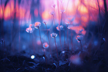 Fototapeta premium Mystical Floral Whispers