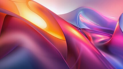 Silky Curves and Twirls in Harmonious Color Fusion