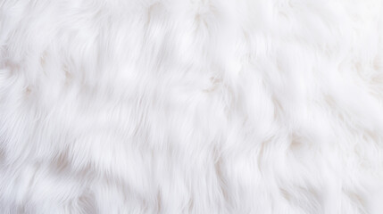 White fur texture, close-up.Useful as background - obrazy, fototapety, plakaty