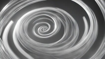 black and white spiral _A smoky spiral that radiates heat and light 