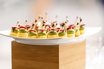 Pièces apéritives végétarienne
