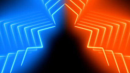 Neon frames background