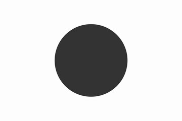 Japan flag original black and white