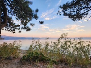 lake tahoe sunset