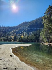 lake in the mountains