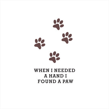 dog paw print to print on t-shirt