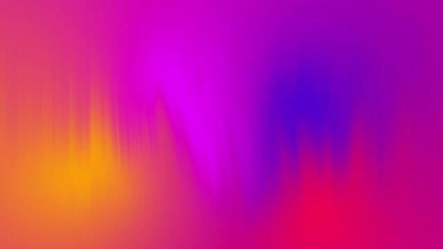 An abstract purple, blue, red and yellow moving gradient. Colorful background motion with glow. Ultra HD, 4K, 60fps, video loop.