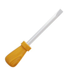 3d screwdriver isolated
