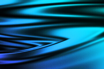 Light blue gradient grainy liquid background.
 Noise backdrop for wallpaper, banner, poster. 
