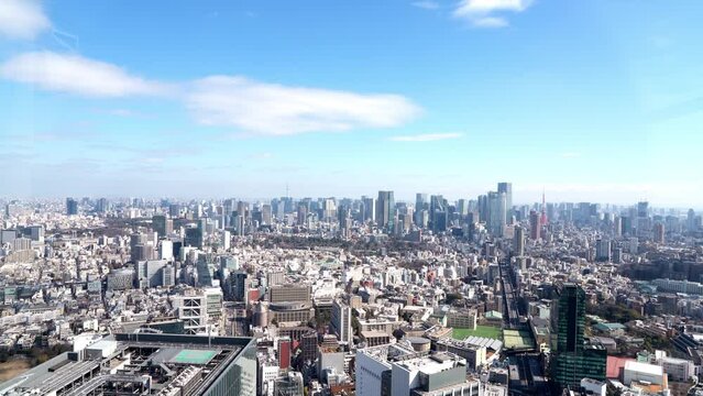 渋谷からみた都市景観