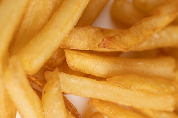 delicious high-calorie French fries for nutrition