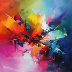 colorful abstract splash background
