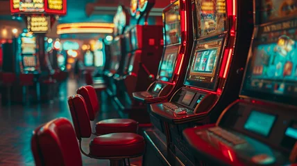 Deurstickers Online casino, online poker. Dice, chips, tokens, roulette, online gambling, azart games. Facility for certain types of gambling. Betting money on games. Bets, winnings, entertainment, recreation. © Ирина Батюк