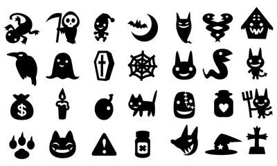Spooky icon mega bundle