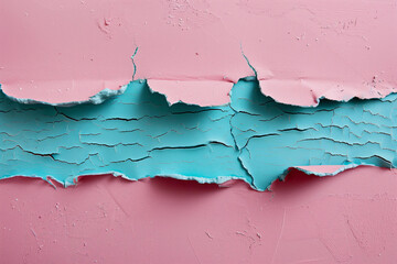 
texture of cracked paint or paper in pastel pink and blue colors
