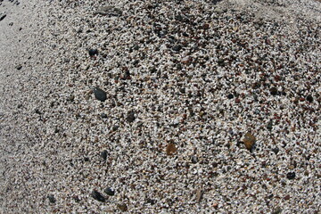 colorful stones on the beach