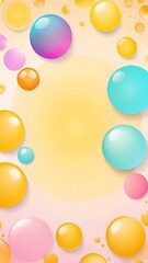 abstract background with bubbles