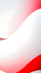 Abstract background with red and white curved lines. Vector illustration for your design