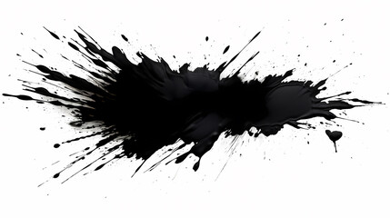 Fototapeta premium Chinese ink black and white abstract wallpaper