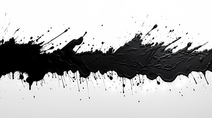 Obraz premium Chinese ink black and white abstract wallpaper