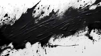 Obraz premium Black paint splash, suitable for art, design and creative projects